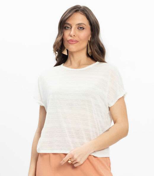 Blusa Feminina Infinita Cor Bege