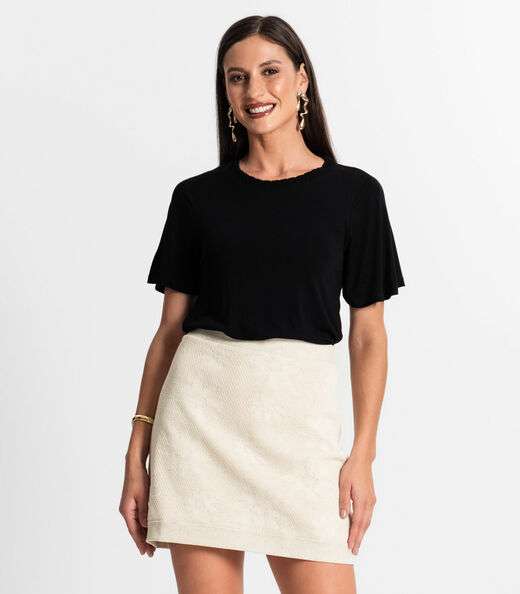 Image_Blusa Feminina Manga Curta Rovitex Preto