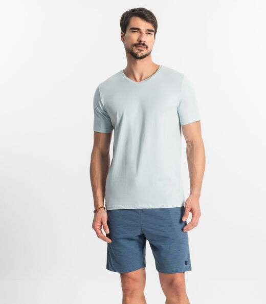 Image_Bermuda Masculina Moletinho Diametro Azul