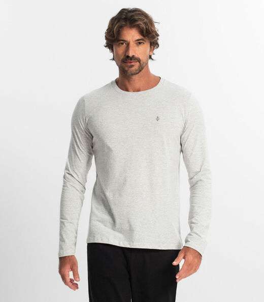 Image_Camiseta Manga Longa Meia Malha Diametro Cinza