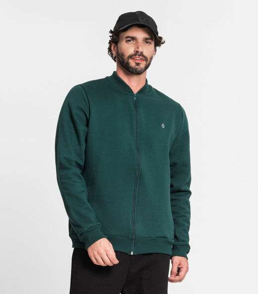 Image_Jaqueta Masculina Em Moletom Diametro Verde