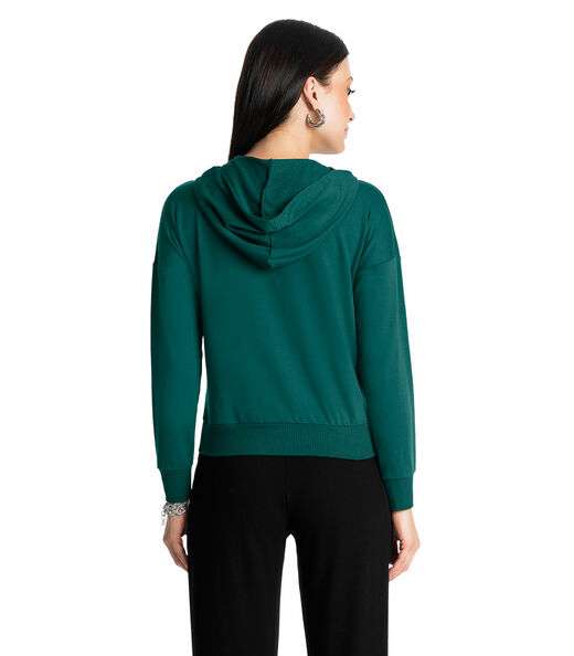 Blusão Com Capuz Feminino Rovitex Verde