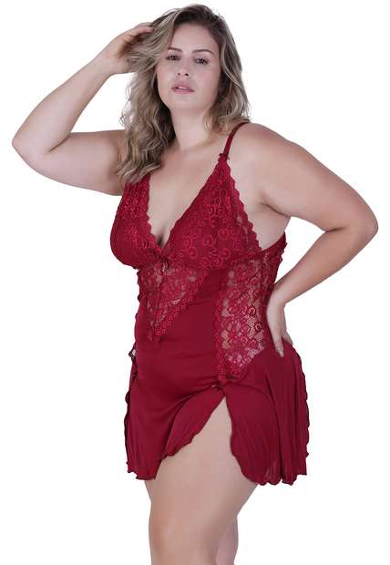 Image_Camisola Namorada Plus Concept Lingerie Vermelho