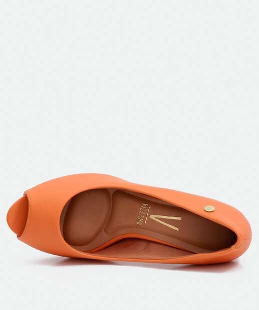 Peep Toe Feminino Salto Fino Vizzano 