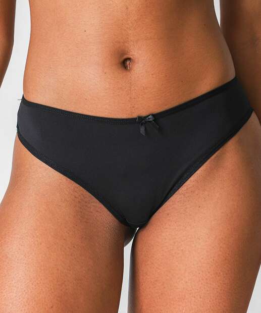 Calcinha Biquíni Recorte Renda Marisa