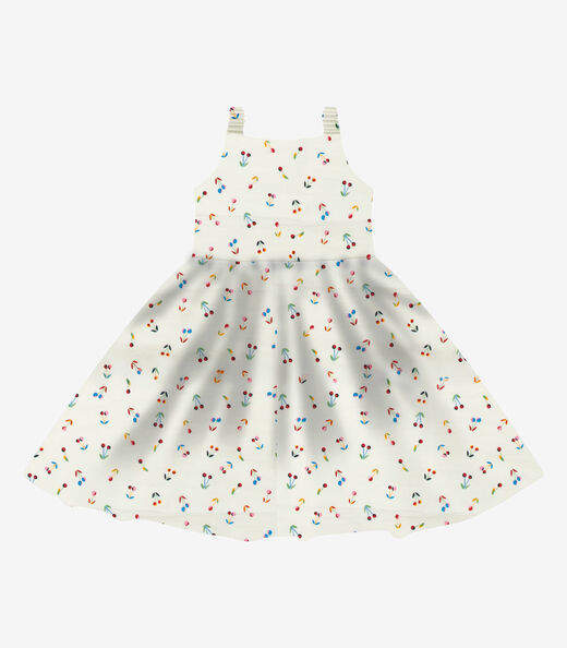 Image_Vestido em Popeline Rovi Kids Bege