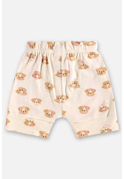 Short em Suedine para Bebê Menina Up Baby