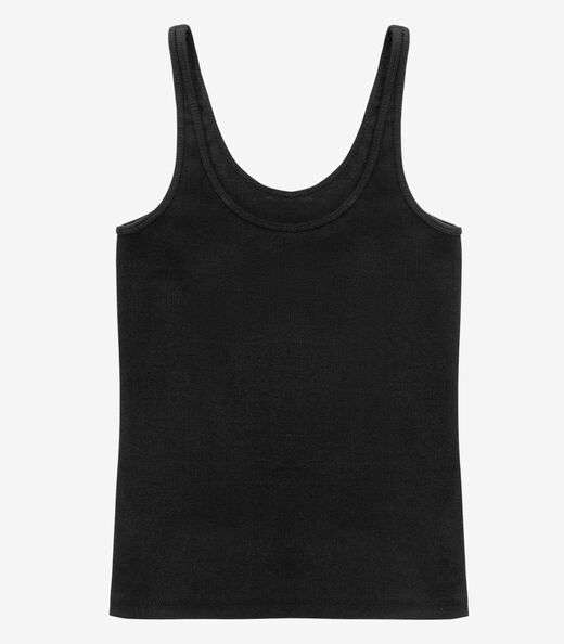 Blusa De Alca Básica Feminina Rovitex Preto