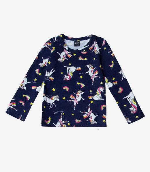 Pijama Infantil Feminino Select Preto