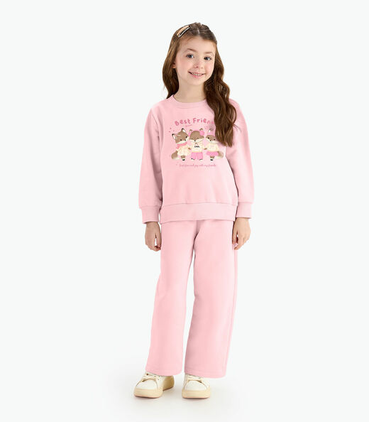 Image_Conjunto Blusão Com Calça Feminina Rovi Kids Rosa