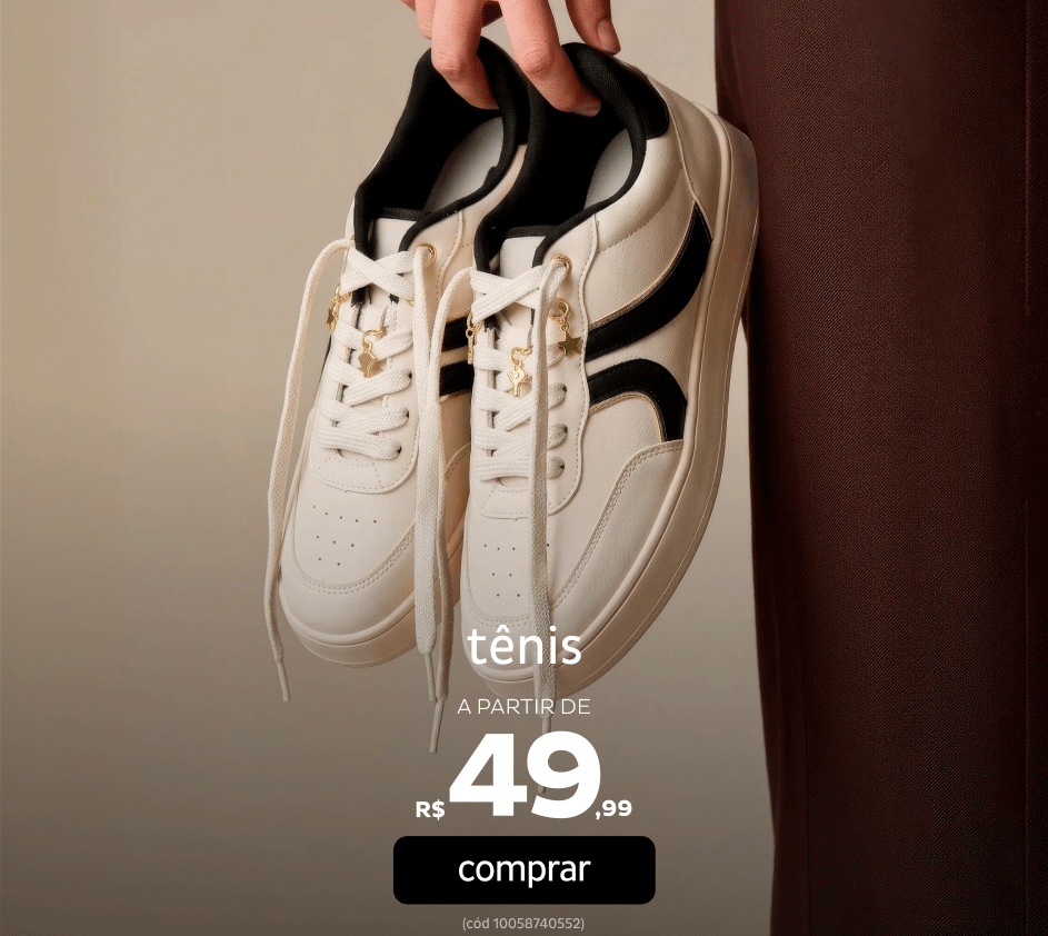 Tênis Geral a partir de R$49,99