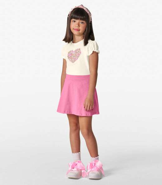 Blusa Feminina em Cotton Leve Trick Nick Off White