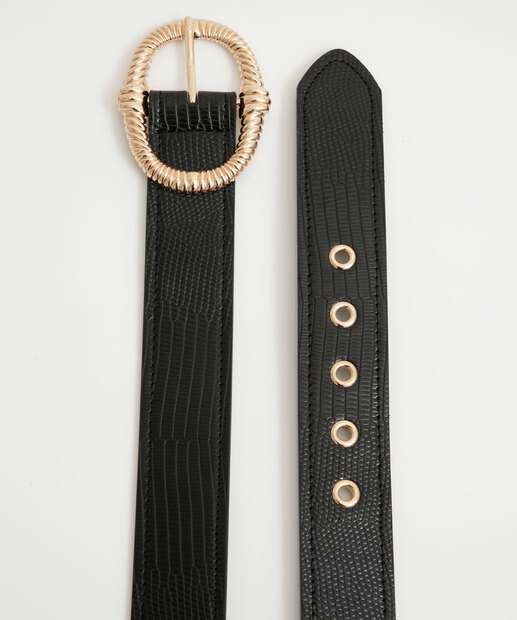 Cinto Feminino Fivela Textura Marisa