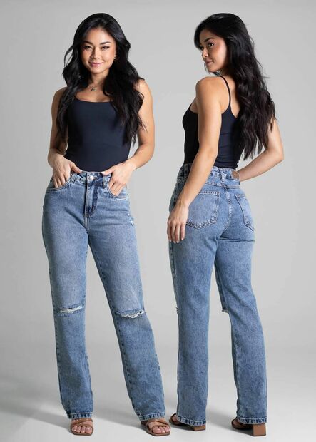 Calça Jeans Sawary Reta - 282486