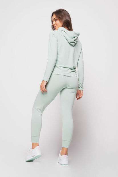Conjunto  Comfy Com Casaco Capuz e Jogger Moletinho Verde Claro Salvatore Fashio
