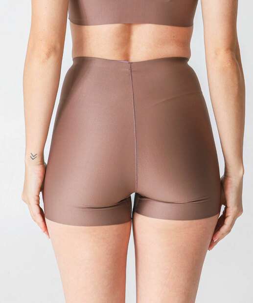 Bermuda Modeladora Sem Costura DelRio Marrom
