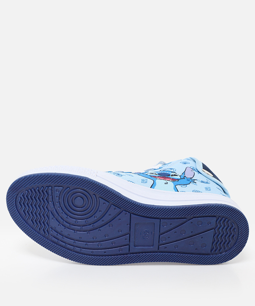 Tênis Infantil Casual Estampa Stitch Azul