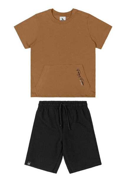 Conjunto Camiseta e Bermuda Menino Quimby