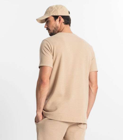 Camiseta Masculina Diametro Marrom