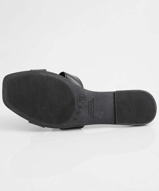 Rasteirinha Feminina Tiras Transpassadas 