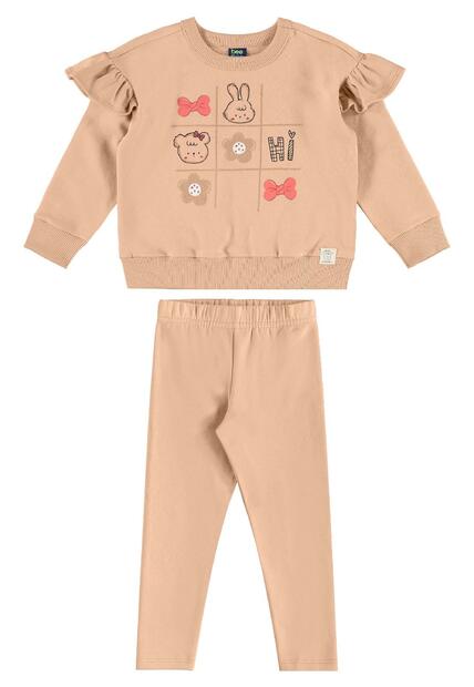 Image_Conjunto Infantil Blusão e Legging Bee Loop