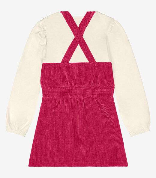 Conjunto Blusa Com Salopete Trick Nick Vermelho