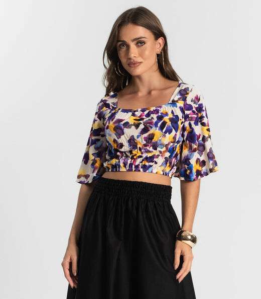 Image_Blusa Cropped Feminina Estampada Endless Roxo