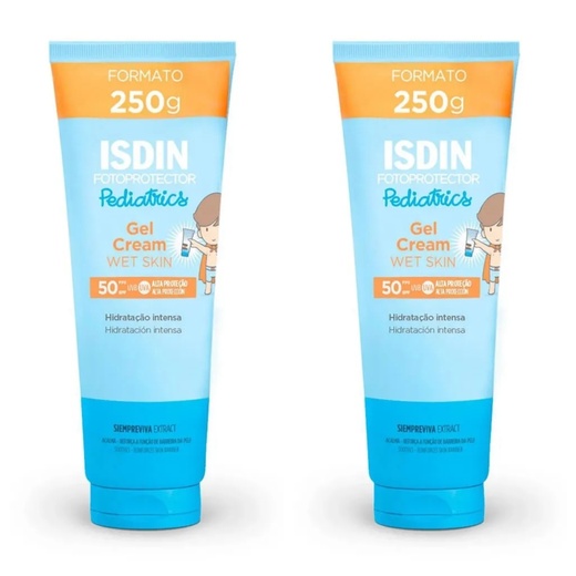 Image_Kit com 2 Unidades de Protetor Solar Infantil ISDIN Pediatrics Gel Cream Wet Ski