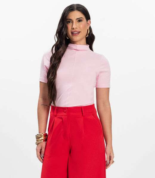 Image_Blusa Feminina Cotton Leve Infinita Cor Rosa