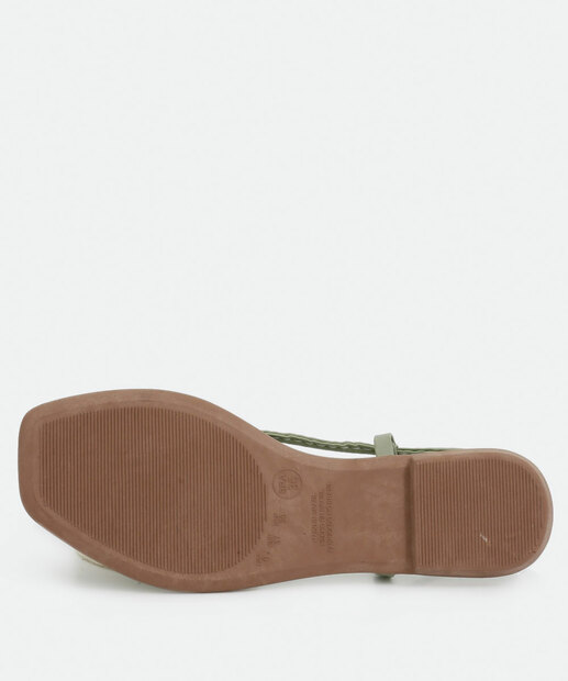 Sandália Feminina Rasteira Pedraria Marisa 