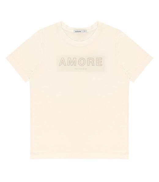 Blusa Feminina Manga Curta Endless Bege