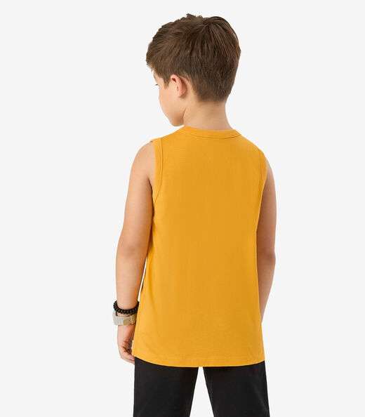 Regata Básica Infantil Masculina Rovi Kids Amarelo