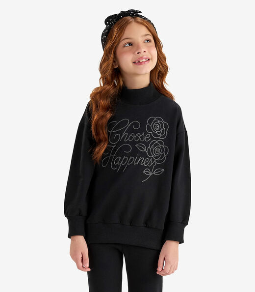Conjunto Blusão com Legging Rovi Kids Preto