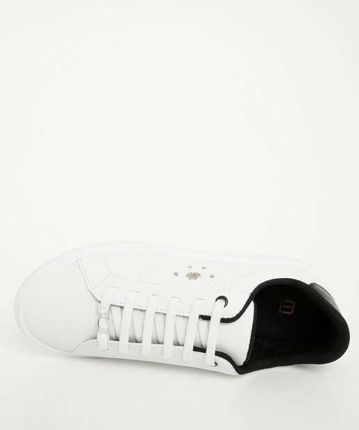 Tênis Casual Feminino Recorte Marisa Branco