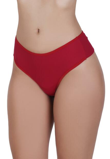 Calcinha Casual Canelada Concept Lingerie Vermelho