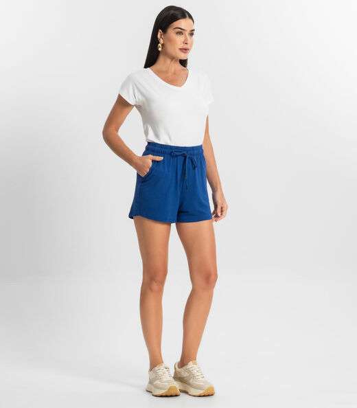 Shorts Feminino Rovitex Azul
