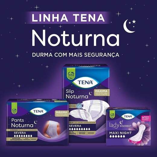 Roupa Intima Tena Pants Noturna G/Eg Com 24 Unidades