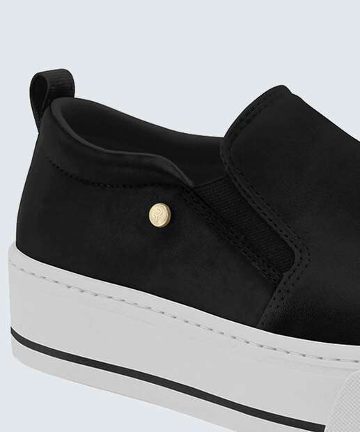 Tênis Slip On Feminino Flatform Ramarim 