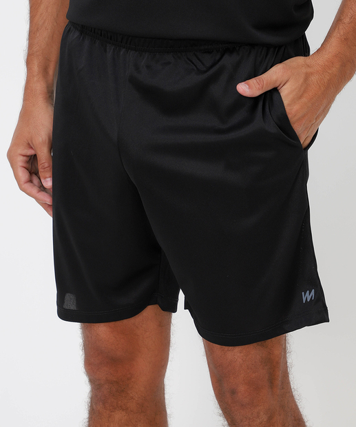 Bermuda Masculina Fitness Filete Marisa Preto