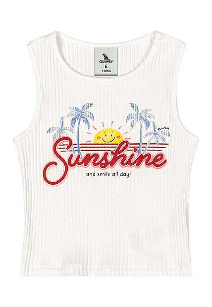 Conjunto Cropped e Short Listrado Quimby