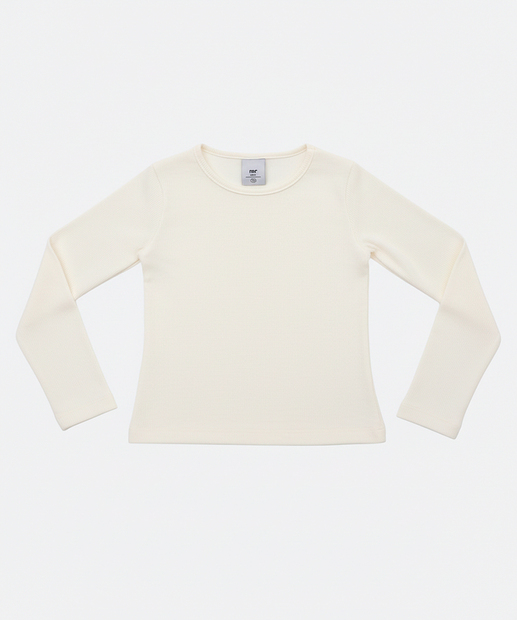 Image_Blusa Infantil Canelada Marisa Tam 4 a 10 Off White