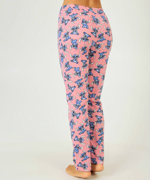 Pijama Feminino Stitch Manga Longa Disney
