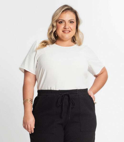 Image_Blusa Feminina Plus Size Secret Glam Bege