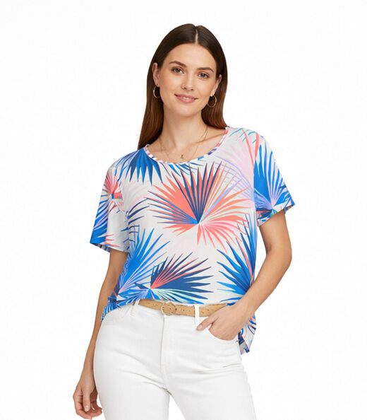 Image_Blusa Feminina Com Estampa Rotativa Infinita Cor Branco