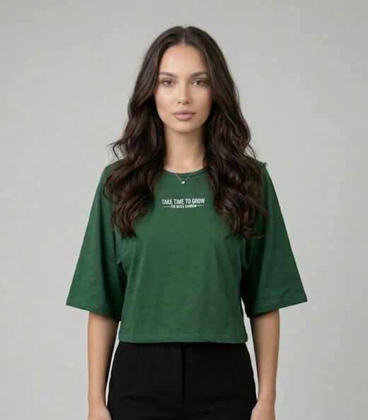 Image_Blusa Feminina Em Viscotorcion Infinita Cor Verde
