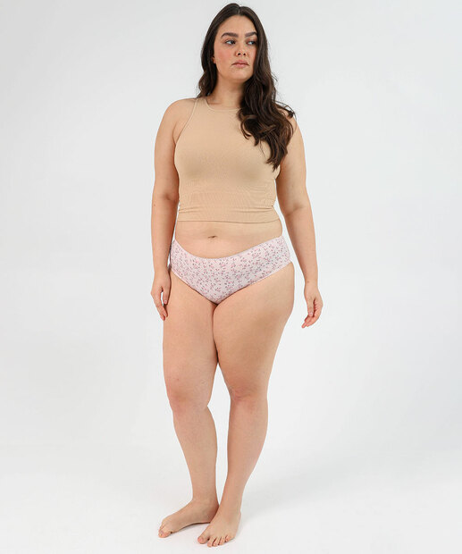 Calcinha Sortida Plus Size Biquíni Estampada Marisa