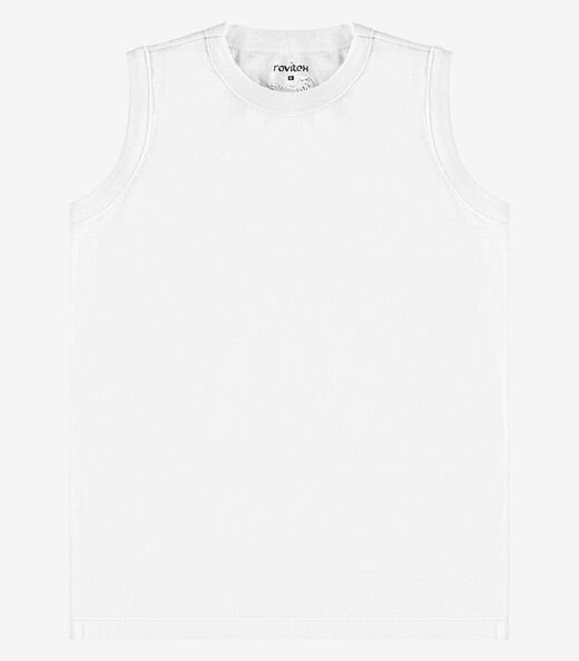 Regata Básica Infantil Masculina Rovi Kids Branco