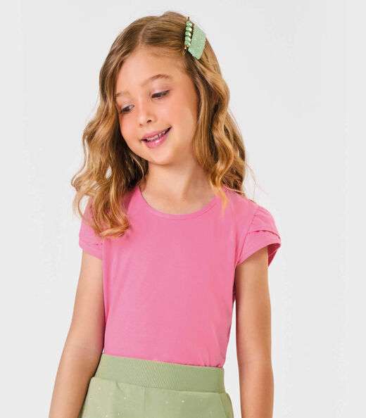 Blusa Feminina Infantil Trick Nick Rosa