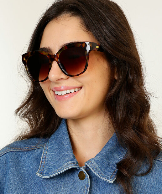 Óculos De Sol Feminino Quadrado Marisa