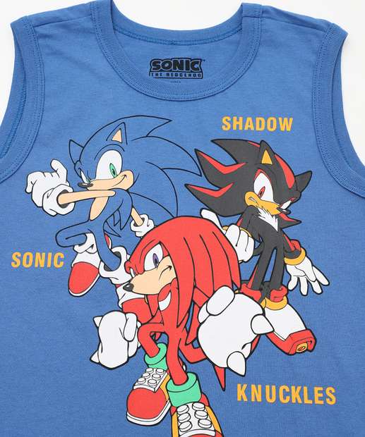 Regata Infantil Sonic Tam 4 a 10